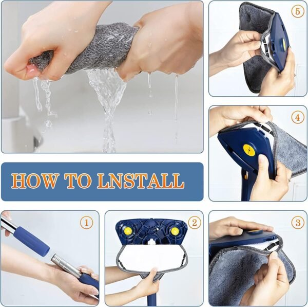 360° Corner Cleaning Mop – FlexiSweep™ - Image 7