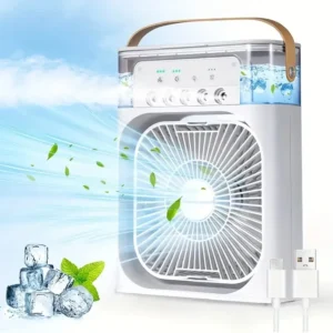 Evaporative Cooler & Sprayer Fan – Portable Air Conditioner & Humidifier