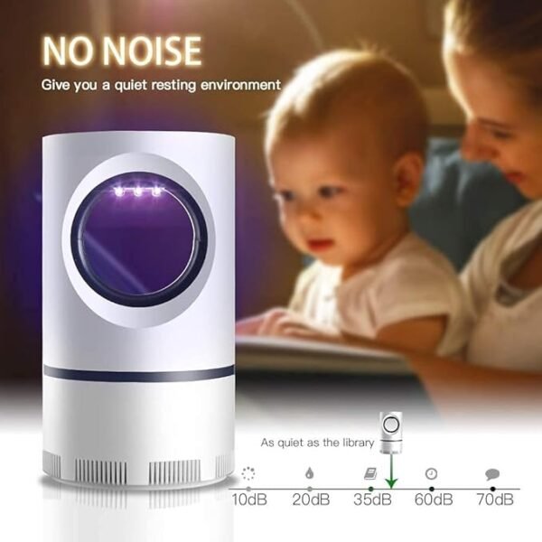 Photocatalytic Mosquito Killer Lamp – Quiet 360° UV Insect Trap for Home & Bedroom - Image 7