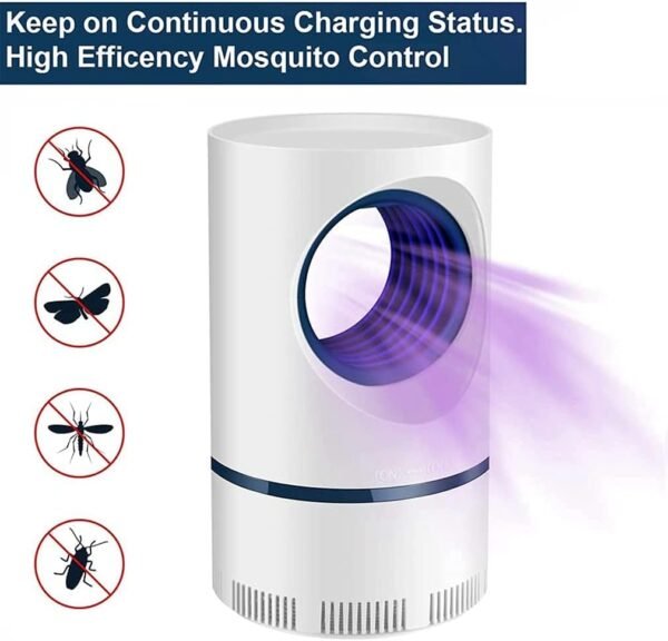 Photocatalytic Mosquito Killer Lamp – Quiet 360° UV Insect Trap for Home & Bedroom - Image 9