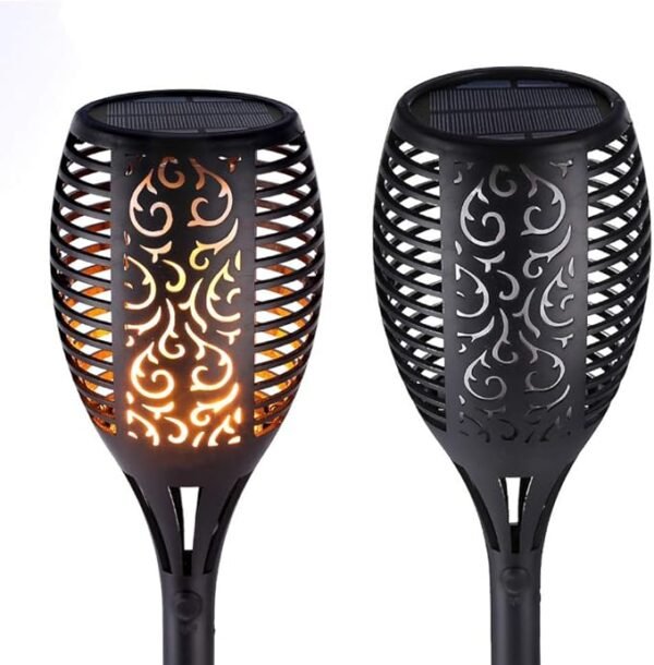 Solar Garden Torch Lights – Outdoor Waterproof LED Torch Pathway Decor - Image 6