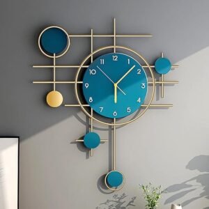 Silent Modern Wall Clock – Decorative Non‑Ticking Clock for Bedroom & Living Room