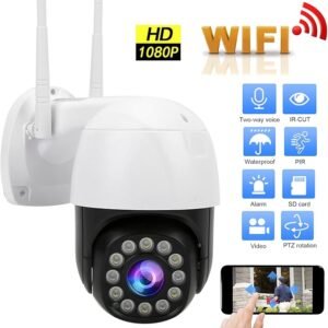 Explosion‑Proof IP67 Waterproof 360° Rotating Security Camera – 100–240 V