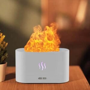 Ultrasonic Aromatherapy Diffuser – Quiet Humidifier with LED Ambience