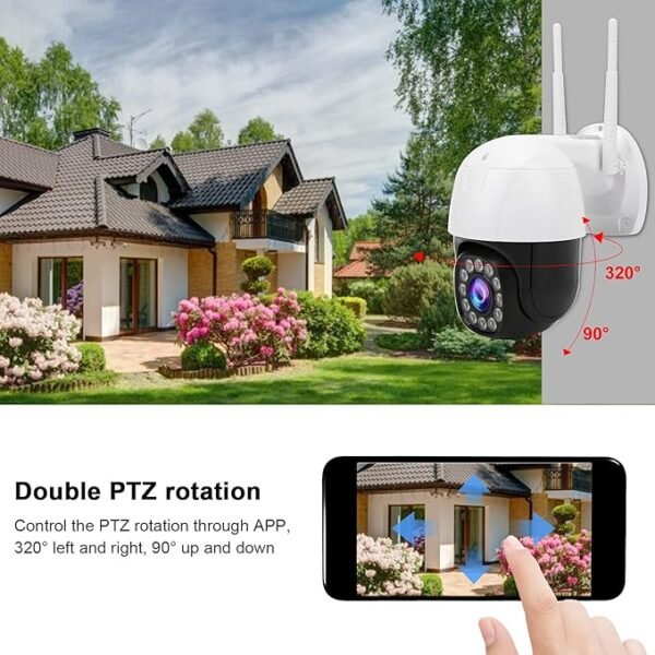 Explosion‑Proof IP67 Waterproof 360° Rotating Security Camera – 100–240 V - Image 2