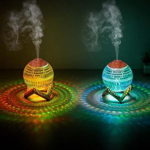 Waterless Aromatherapy Diffuser – Oil-Only Ultrasonic Mist with LED & Safety Touch Switch - Image 2