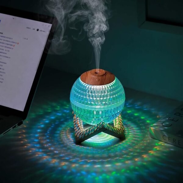 Waterless Aromatherapy Diffuser – Oil-Only Ultrasonic Mist with LED & Safety Touch Switch - Image 3