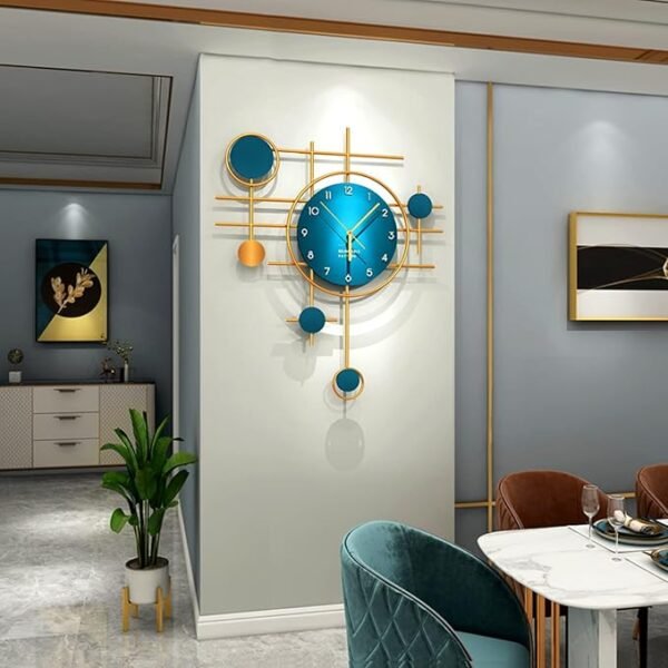 Silent Modern Wall Clock – Decorative Non‑Ticking Clock for Bedroom & Living Room - Image 6