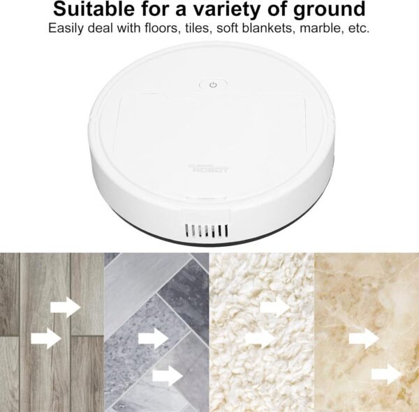 TITA‑DONG Smart Robot Sweeper – USB Rechargeable Dry/Wet Cleaning + Humidifying Spray - Image 6