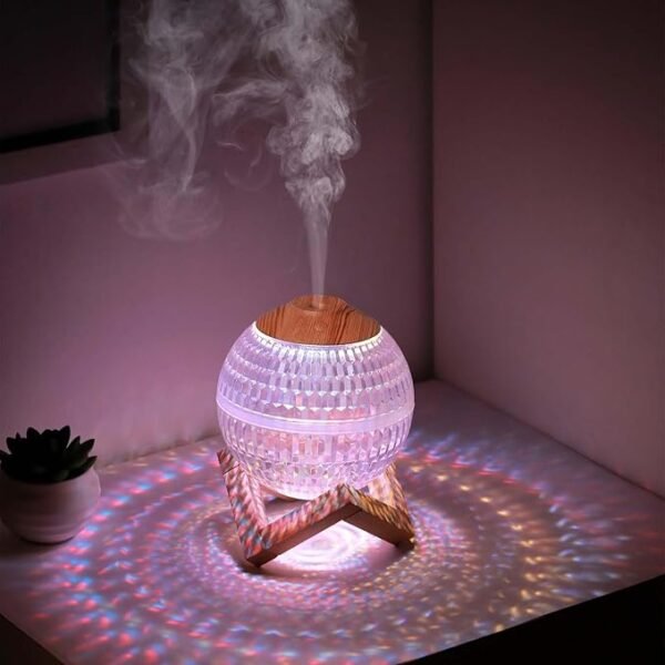 Waterless Aromatherapy Diffuser – Oil-Only Ultrasonic Mist with LED & Safety Touch Switch - Image 4