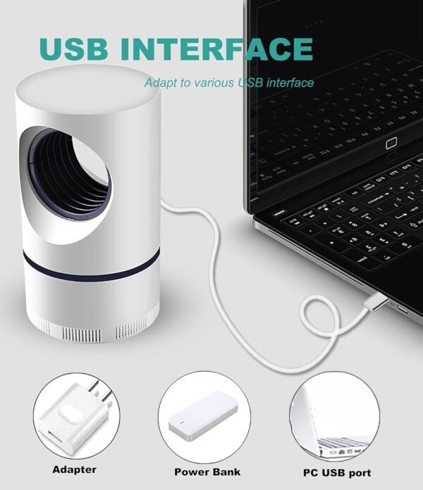 Photocatalytic Mosquito Killer Lamp – Quiet 360° UV Insect Trap for Home & Bedroom - Image 8