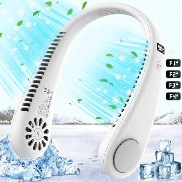 COZII Portable Rechargeable Fan – Compact 3-Speed USB Desk & Camping Fan