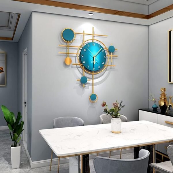 Silent Modern Wall Clock – Decorative Non‑Ticking Clock for Bedroom & Living Room - Image 2