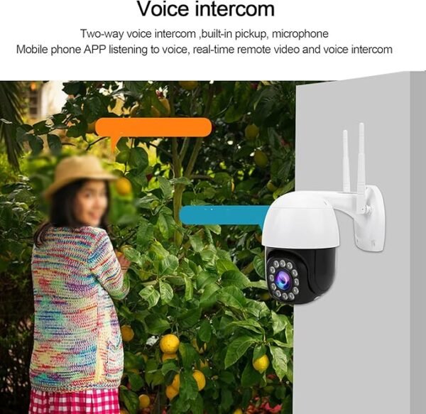 Explosion‑Proof IP67 Waterproof 360° Rotating Security Camera – 100–240 V - Image 3