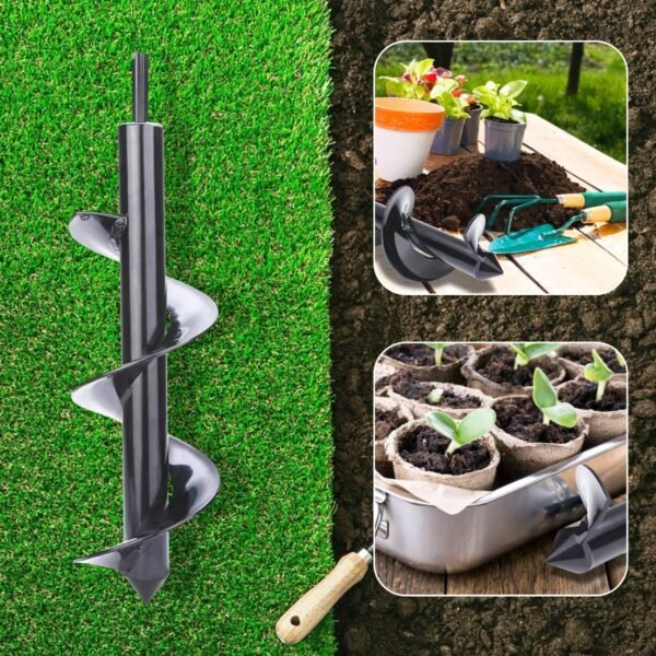 Planter Digger Garden Tool – Quick Hole Maker for Plants & Bulbs