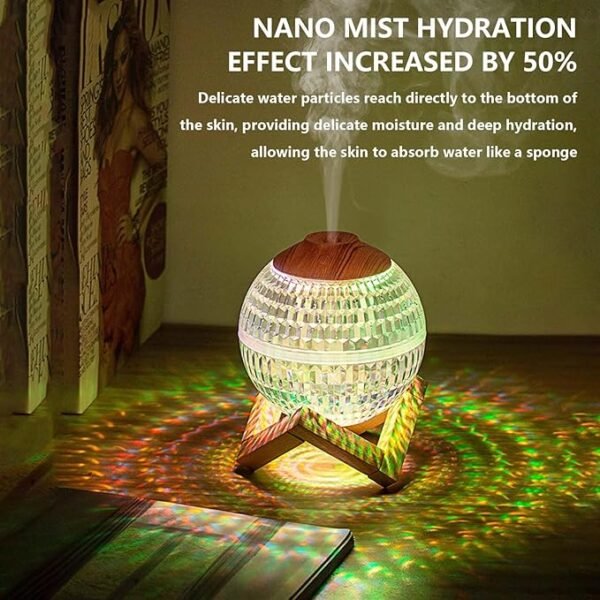Waterless Aromatherapy Diffuser – Oil-Only Ultrasonic Mist with LED & Safety Touch Switch - Image 5