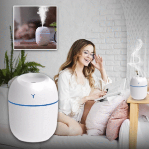 Mini Ultrasonic Humidifier – Quiet Cool Mist for Home, Office & Travel