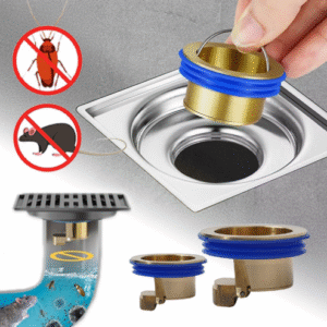 Floor Drain Deodorizer & Hair Catcher – Anti-Slip Silicone Drain Core