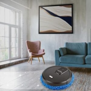 USB Rechargeable Smart Sweeper Robot – Dry/Wet Mopping with Humidifying Spray