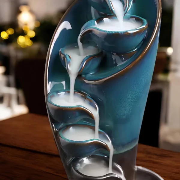 LJPDY Backflow Incense Burner – Zen Waterfall Aromatherapy Decor - Image 2